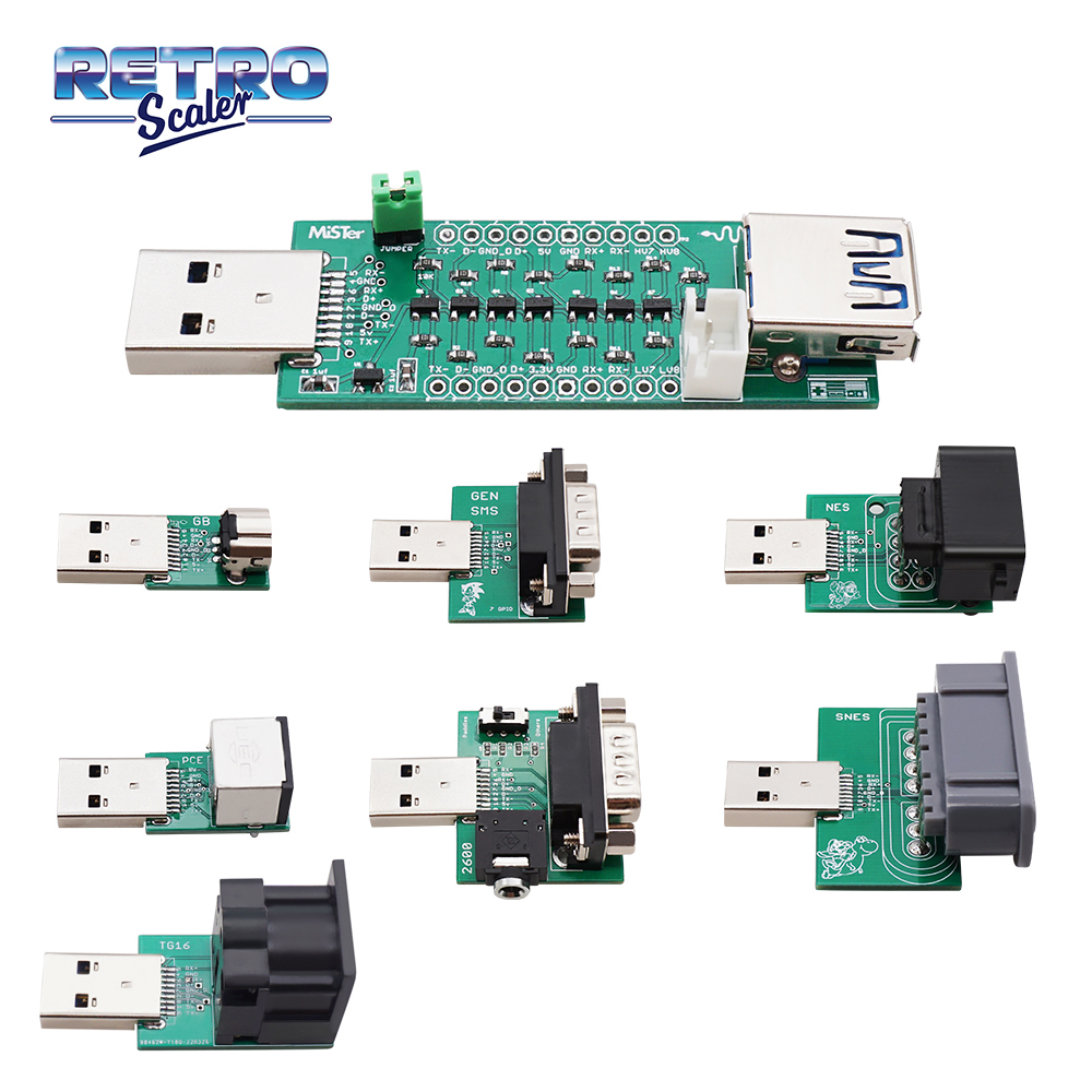Board Game Io - RetroScaler USB 3.0 SNAC 컨트롤러 어댑터