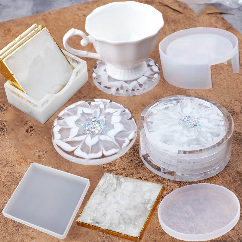 Token Tray Organizer - SNASAN 코스터 컵 매트 실리콘 몰드