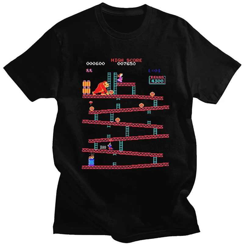 Board Game Vintage - Funny Donkey Kong T 셔츠 남성