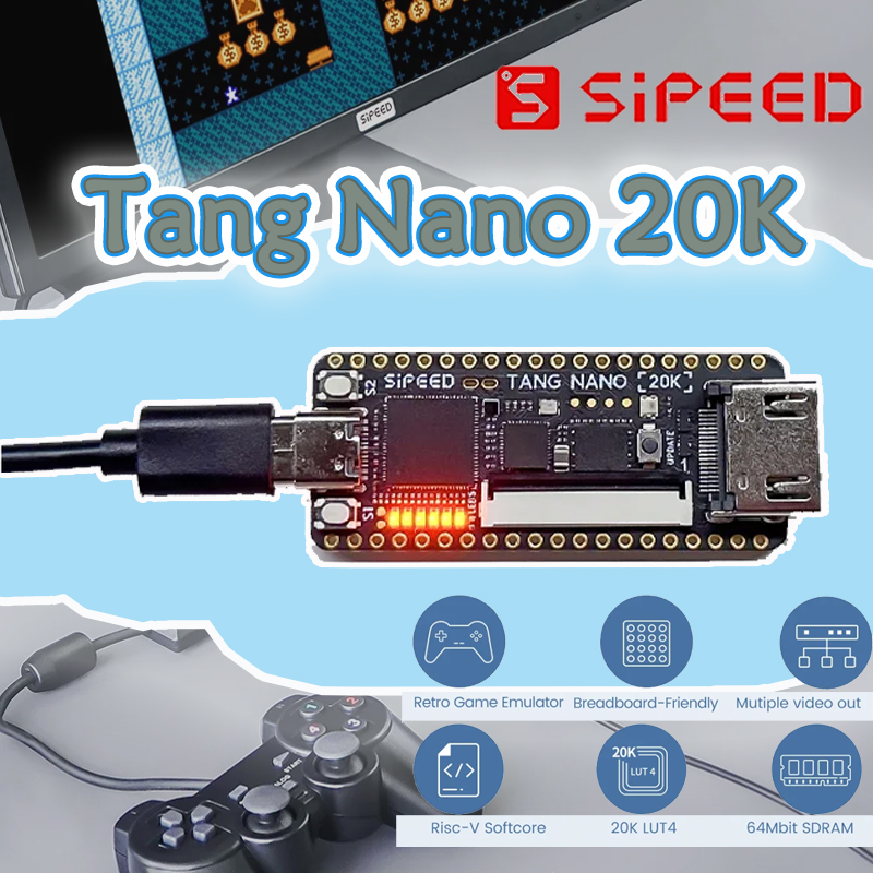 Board Game Film - 새로운 Sipeed Tang Nano 20K FPGA