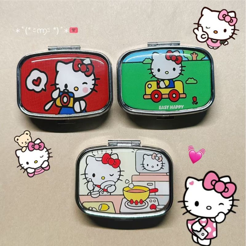 Token Tray Organizer - 애니메이션 산리오 헬로 키티 금속 보관
