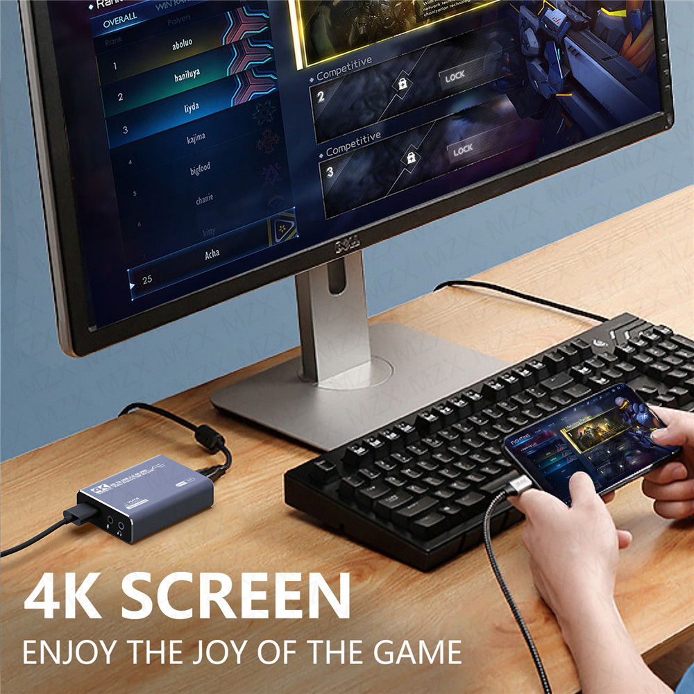 MZX 4K 비디오 캡처 카드 보드 녹화 HDMI 호환 - Board Game Card 리뷰 및 가격