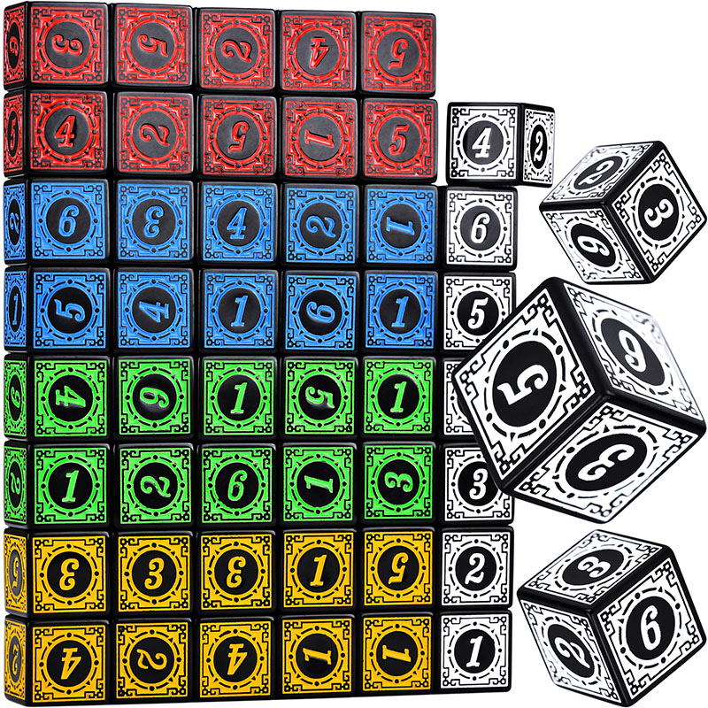 10 개/대 아크릴 주사위 세트 D6 새겨진 패턴 다면 - Board Game Pandemic 리뷰 및 가격
