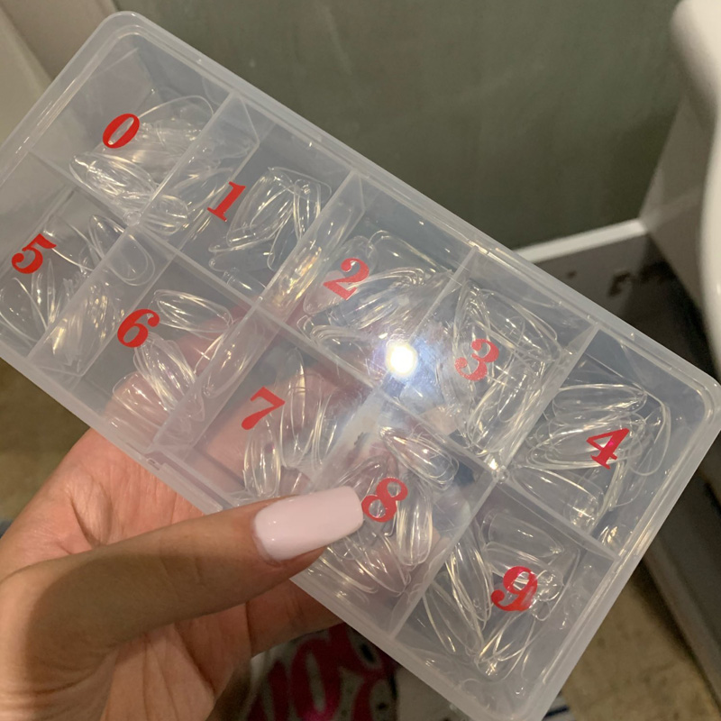 1 상자 빈 네일 팁 주최자 보관 상자 10 그리드 크 - Token Tray Organizer 리뷰 및 가격