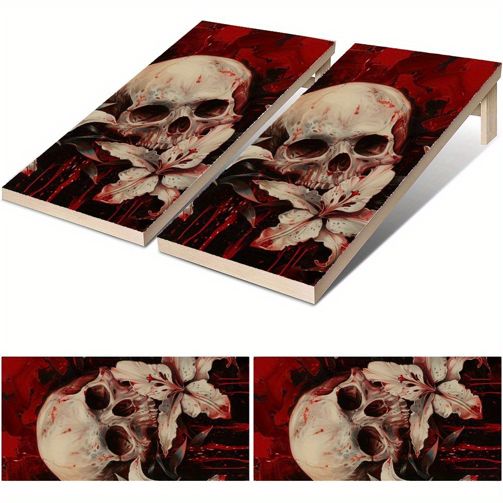 Blood Colored Skull & Flower W - Board Game Film 리뷰 및 가격