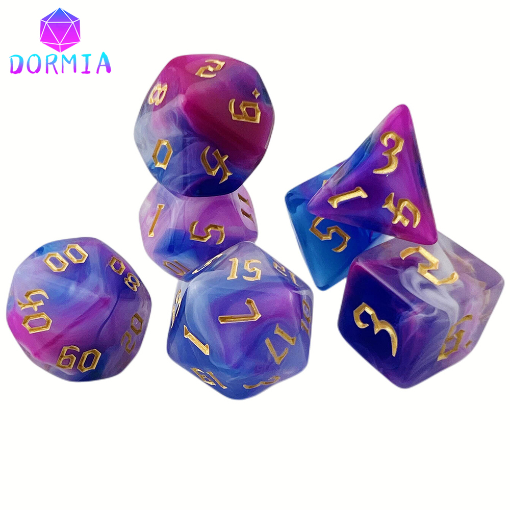 DND 큐브 혼합 색상 주사위, 고품질 아크릴 주사위, - Board Game Font 리뷰 및 가격