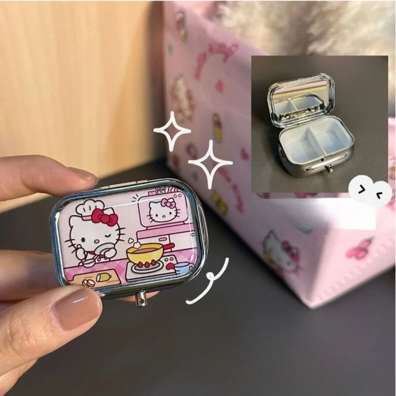 애니메이션 산리오 헬로 키티 금속 보관 상자 알약 정리 - Token Tray Organizer 리뷰 및 가격
