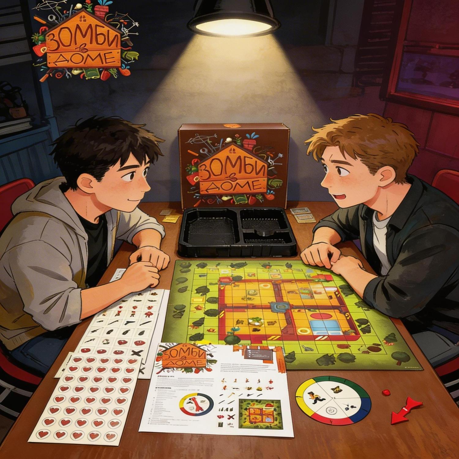 러시아어 버전 좀비 서바이벌 테마 보드 게임 반협동형  - Board Game Zombies 리뷰 및 가격